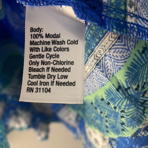 CHIP & PEPPER BLUE MODAL TIE STRING TANK - Picture 5 of 5